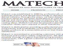 Tablet Screenshot of matechinc.com